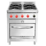 COCINA 4 PLATOS CON HORNO 50X50 TIC GAS